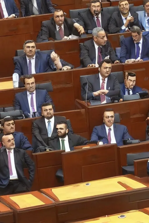 Prompt: a representative in turkish parliament is giving a speech about groove street but there is a little time left, gta loading screen