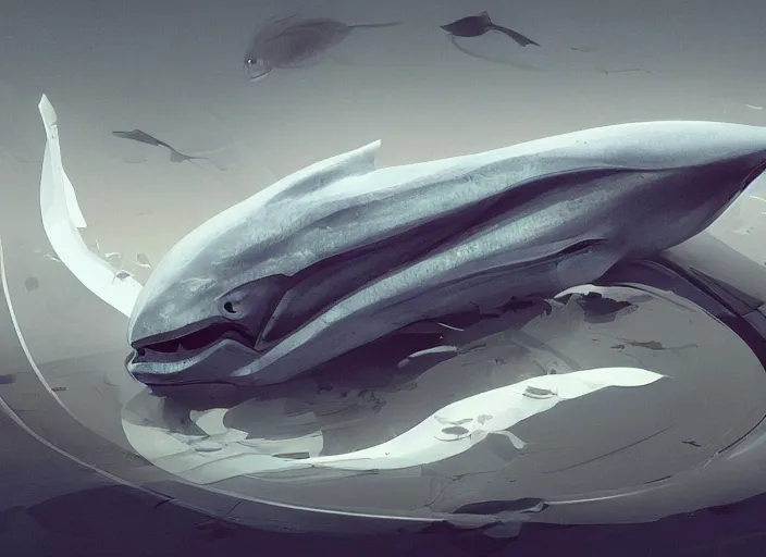 Image similar to beautiful concept design of a car that looks almost like a fish, a shark or a whale. car design by cory loftis, fenghua zhong, ryohei hase, ismail inceoglu, ruan jia, henrik fisker, bruce kaiser, scott robertson, dmitry mazurkevich, doruk erdem, and jon sibal. volumetric light