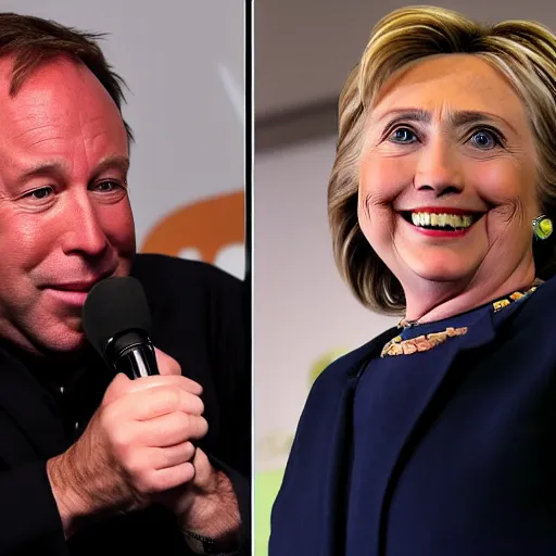 Image similar to hillary clinton dating alex jones