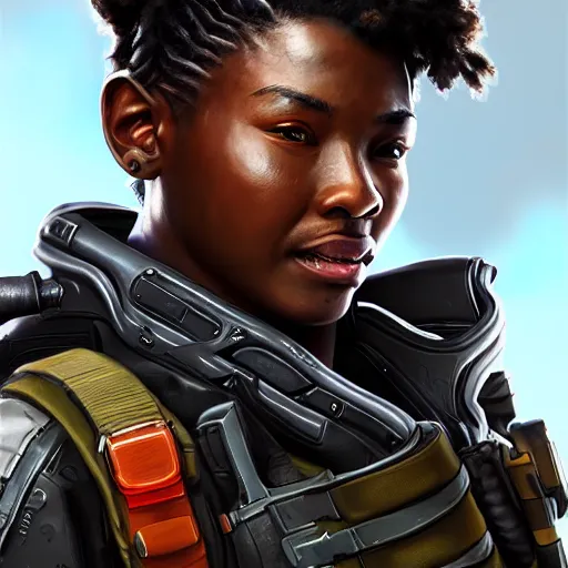 Prompt: soldier from apex legends, hyper realistic, digital art, character design, masterpiece