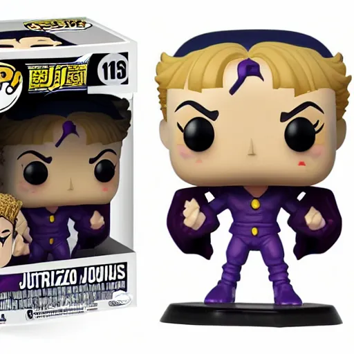 Image similar to jojos bizarre adventure, funko pop