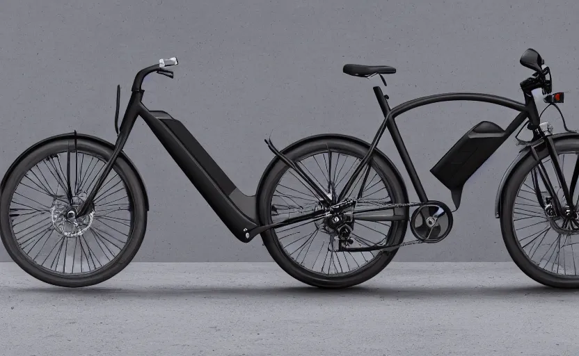 Prompt: the electric tesla bicycle will release soon, product photography