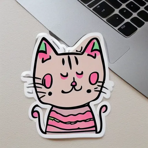 Image similar to cute Cat sticker