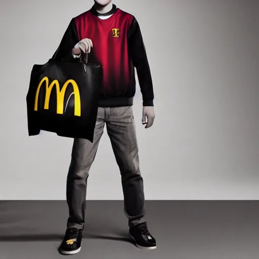 Image similar to a promotional photograph for the new ‘McDonald’s Player’