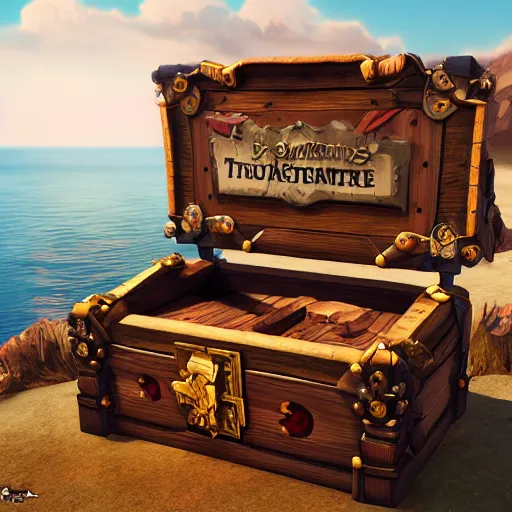 Prompt: island inside of a treasure chest with ornate details, unreal engine, ultradetailed, trending on artstation, devianart, cgsociety, amazing details