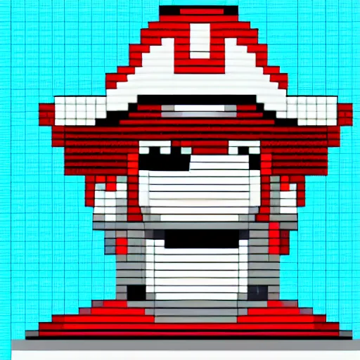 Image similar to donald trump dressed as mario, 32 bit pixel art, 8k, intricate, detailed,