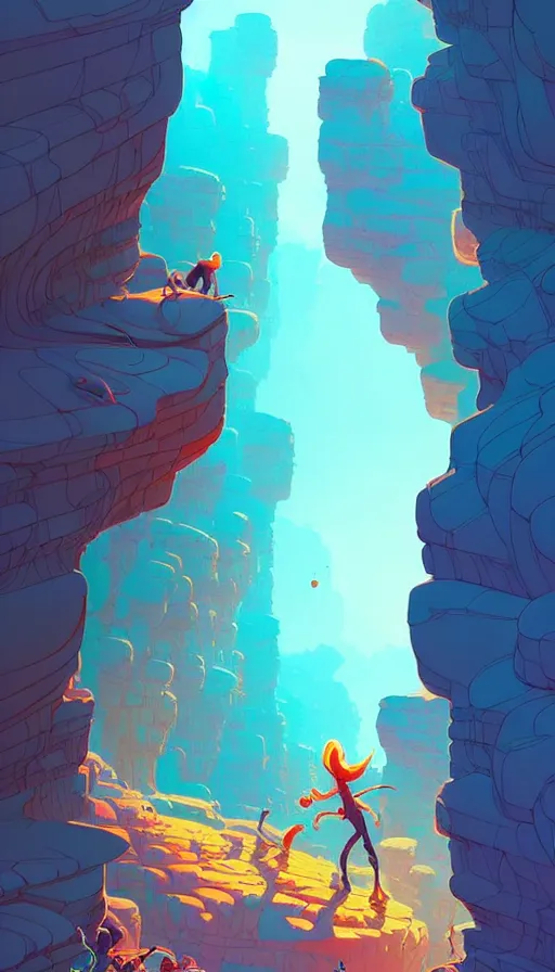 Image similar to deep natural cave wall, dynamic light, global illumination, illustration by josan gonzales and moebius, rhads, clean thick line, comics style,