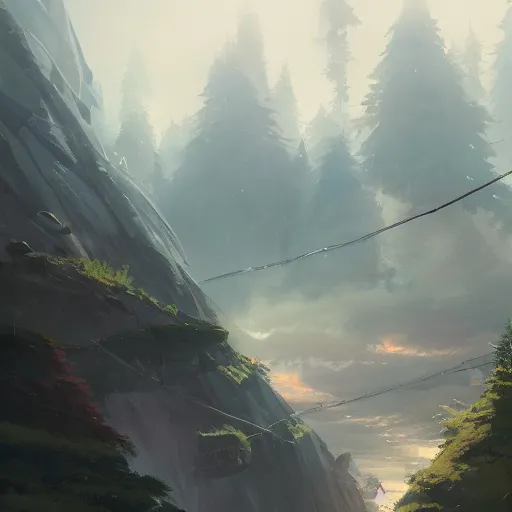 Image similar to depressing landscape, sadness, sorrow, emotional. cgsociety masterpiece, artstation trending, by rossdraws, ghibli, kimi no na wa, greg rutkowski, simon stalberg, greg manchess