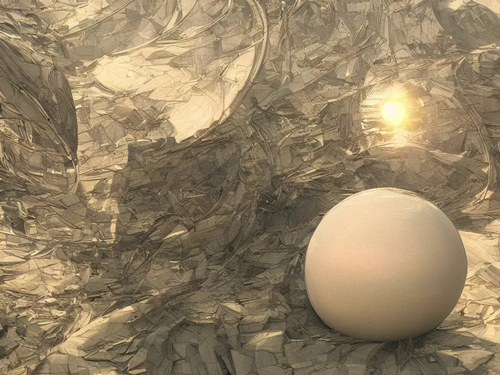Image similar to 3 d render, sunlight study, the universe is a spheroid region 7 0 5 meters in diameter, art nouveau, by john william waterhouse and ( ( ( ( ( lisa frank ) ) ) ) ), 8 k, sharp focus, octane render