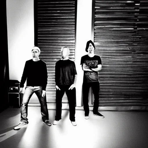 Image similar to red hot chilli peppers recording bssm album, highly detailed, sharp focus, backlit, elegant