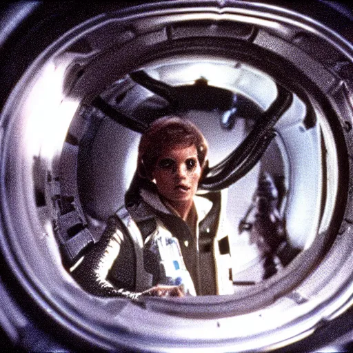 Image similar to alien 1 9 7 9, film still, uhd, 8 k, highly detailed