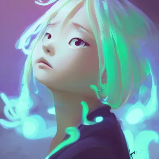 Image similar to beautiful huggy-wuggy from poppy-playtime the video game, digital painting by Hiyao Miyazaki, Studio Ghibli, Yanjun Cheng, portrait, cinematic lighting, highly detailed, concept art, Atmosphere, illustration, smooth, sharp focus, editor's pickup, trending on artstation, trending on deviantart