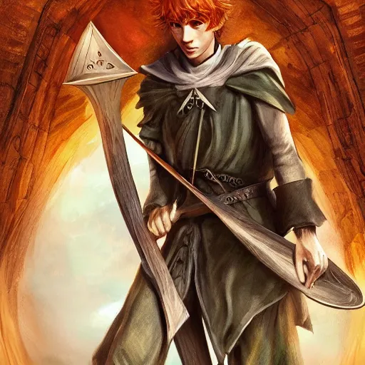 Image similar to kvothe with a lute by artgerm, digital art, unreal engine 5, trending on artstation, deviantart, pinterest, rule of thirds, 4 k uhd image