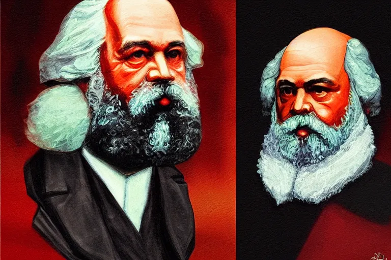 karl marx portrait by pedro correa | Stable Diffusion | OpenArt