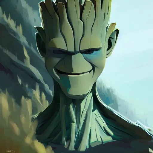 Prompt: face icon stylized minimalist groot, loftis, cory behance hd by jesper ejsing, by rhads, makoto shinkai and lois van baarle, ilya kuvshinov, rossdraws global illumination h 7 0 4