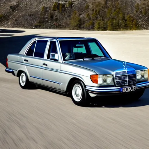 Prompt: Mercedes-Benz in the body 220 (w220)