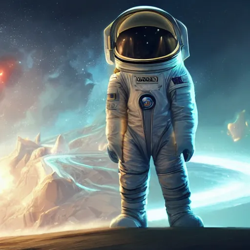 Prompt: portrait of elon musk as an astronaut, league of legends amazing splashscreen artwork, splash art, natural light, elegant, photorealistic facial features, intricate, fantasy, detailed face, atmospheric lighting, anamorphic lens flare, cinematic lighting, league of legends splash art, hd wallpaper, ultra high details by greg rutkowski