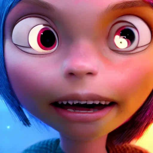 Prompt: Riley from the Inside Out Movie, huggy wuggy from poppy playtime video game, fullbody, ultra high detailed, glowing lights, oil painting, Greg Rutkowski, Charlie Bowater, Beeple, unreal 5, DAZ, hyperrealistic, octane render, RPG portrait, dynamic lighting, fantasy art, beautiful face
