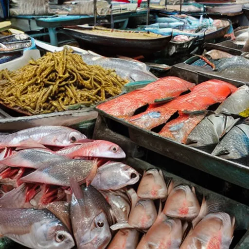 Image similar to Fish market, japan