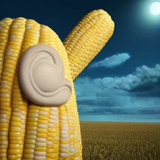 Prompt: hyperrealistic dslr film still of billy mays disguised as giant ear of corn, stunning 8 k octane comprehensive 3 d render, inspired by istvan sandorfi & greg rutkowski & unreal engine, perfect symmetry, dim volumetric cinematic lighting, extremely hyper - detailed, incredibly real lifelike attributes & flesh texture, intricate, masterpiece, artstation, stunning