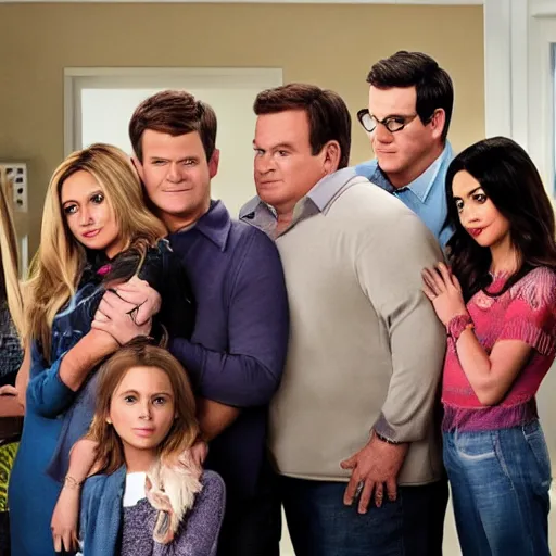 Prompt: of modern family