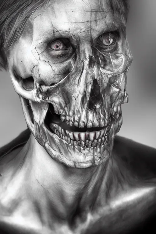 Prompt: death, hyper detailed, 3 d render, hyper realistic detailed portrait