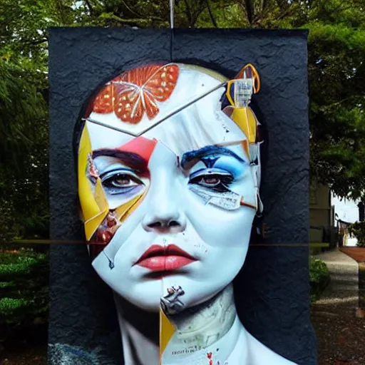 Image similar to a sculpture of the Earth, by Sandra Chevrier