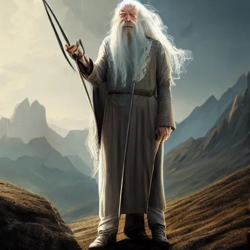 Image similar to Elon Musk as Gandalf, 4k, artstation, cgsociety, award-winning, masterpiece, stunning, beautiful, glorious, powerful, fantasy art