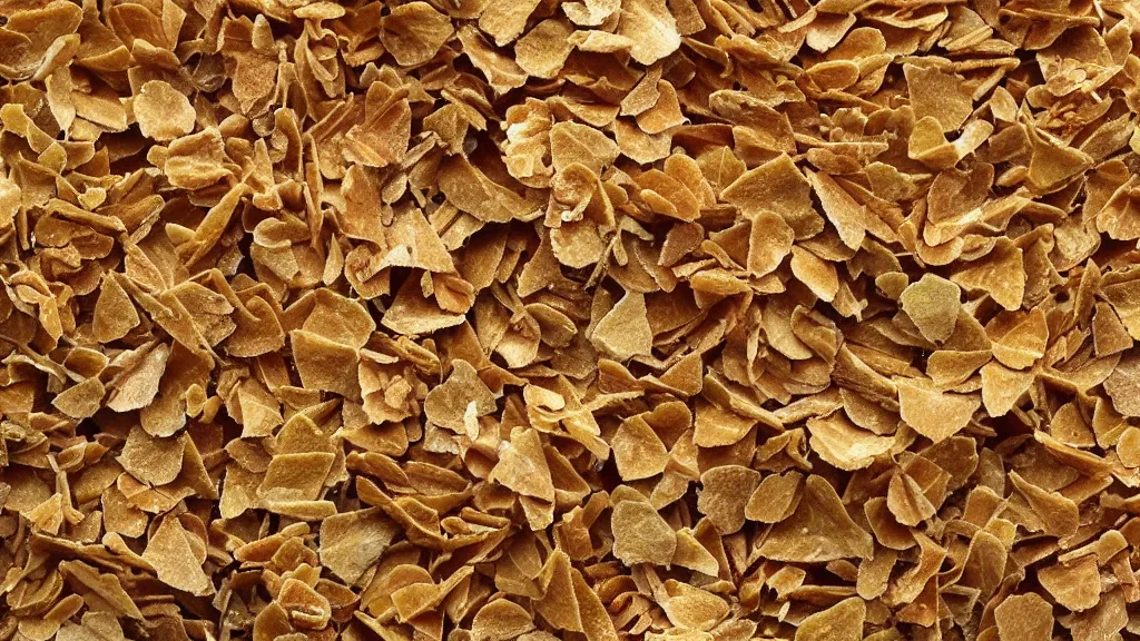 Image similar to rough sandpaper touching downpour of cornflakes