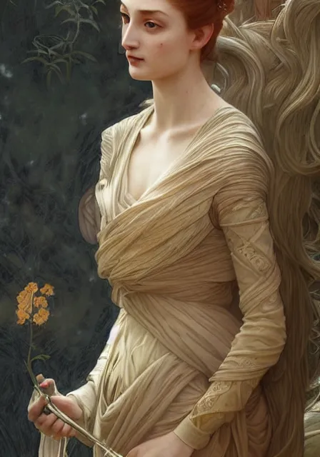 Prompt: portrait of sansa and sersei, intricate, elegant, highly detailed, digital painting, artstation, concept art, smooth, sharp focus, illustration, art by artgerm and greg rutkowski and alphonse mucha and william - adolphe bouguereau