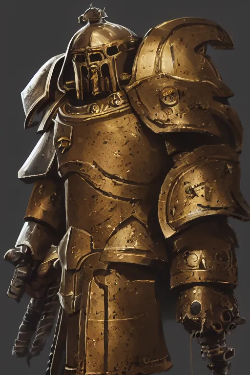 Image similar to armor portrait heros warhammer 4 0 k horus heresy fanart - the primarchs emperor by johannes helgeson animated with vfx concept artist & illustrator global illumination ray tracing hdr fanart arstation zbrush central hardmesh 8 k octane renderer comics stylized