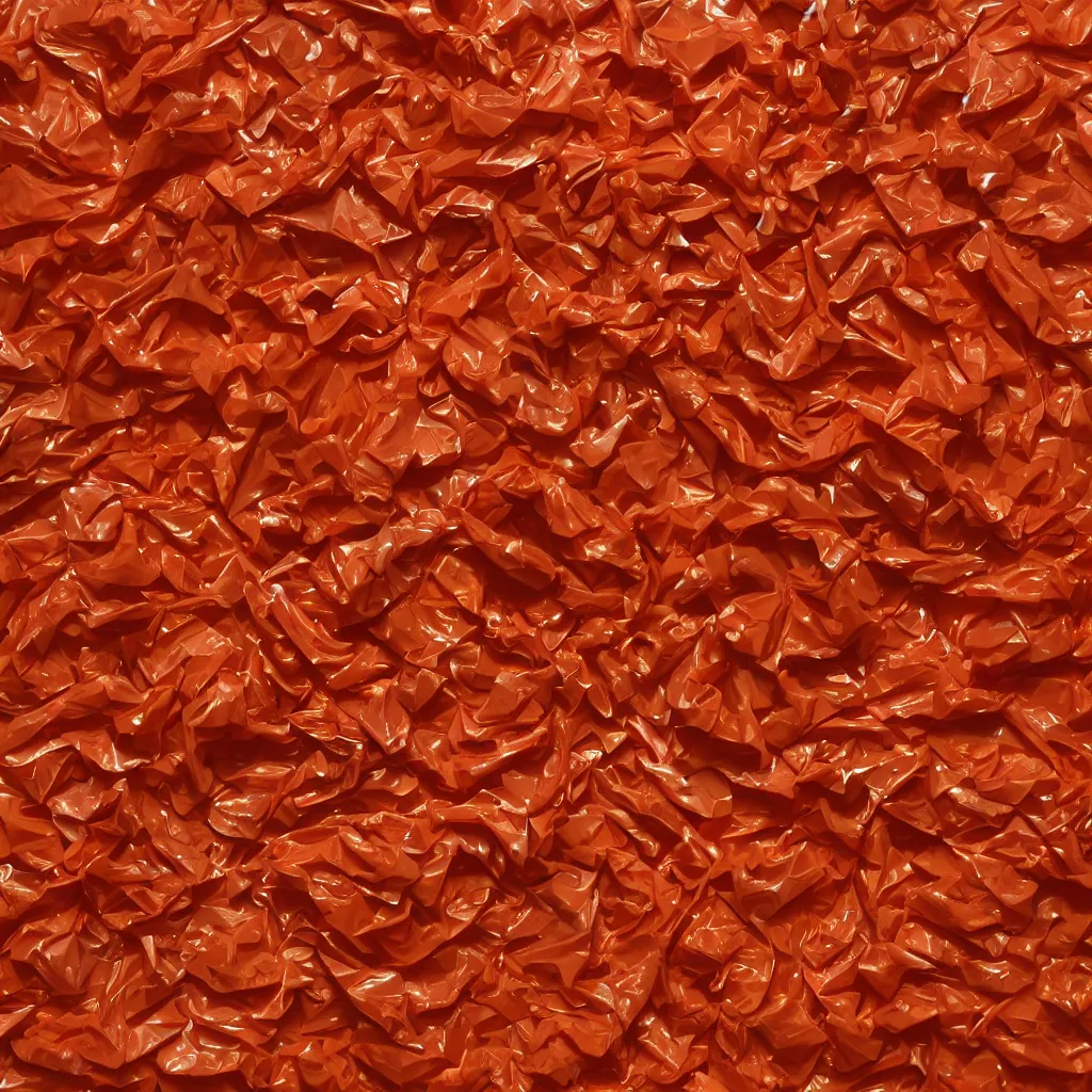 Prompt: orange plastic texture