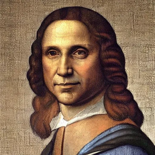 Prompt: portrait of barack obama, short hair. painting by leonardo da vinci