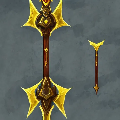 yellow broad sword, giant sword, war blade weapon,, Stable Diffusion