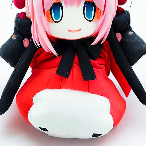 Prompt: cute fumo plush girl, kuudere