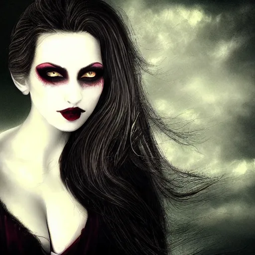 beautiful vampire woman portraits, ultrarealistic, | Stable Diffusion