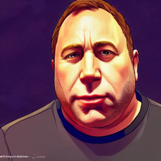 Prompt: Alex Jones appears as Shrek, digital painting, 4k, anime key visual, artstation, kuvshinov ilya