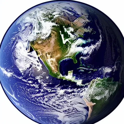 Prompt: hyper realistic image of earth from space