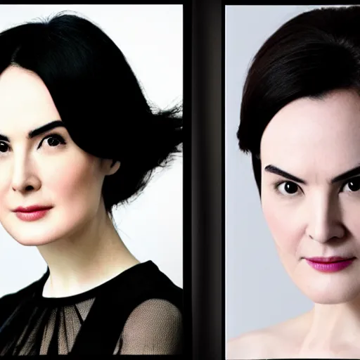 Prompt: face of Chinese Michelle Dockery