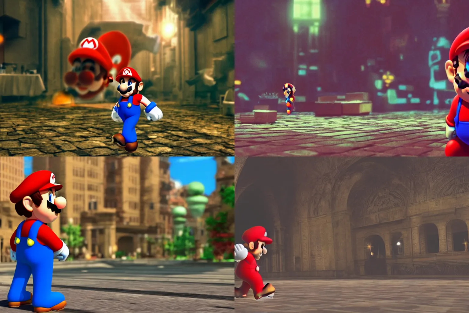 Prompt: super mario in matrix, dslr film, cinestill 8 0 0 t, cinematic shot, 4 k hd, volumetric cinematic lighting, intricate, cgi, hdr