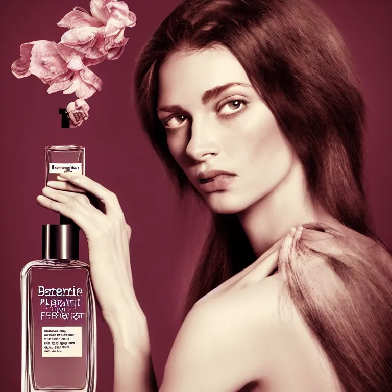 Prompt: portrait fragrance advertising campaign by bernie wrightson