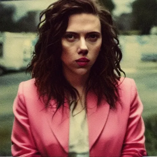 Image similar to polaroid image of scarlett johansson in euphoria