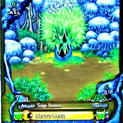 Prompt: a king blue slime rimuru tempest in the forest. realistic, very detailed