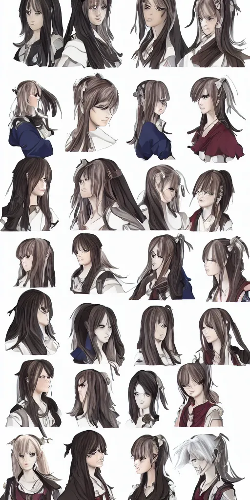 How to Art — Anime Long Hair References by nyuhatter