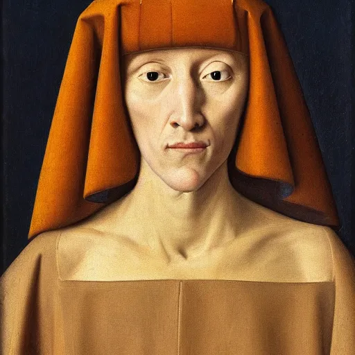 Prompt: a portrait a very ordinary person, by Jean Fouquet, oil painting, anatomically correct, beautiful perfect face, large brushstrokes, sharp focus, Highly Detailed