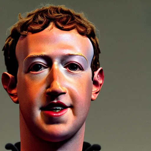 Prompt: Mark zuckerberg by meatcanyon