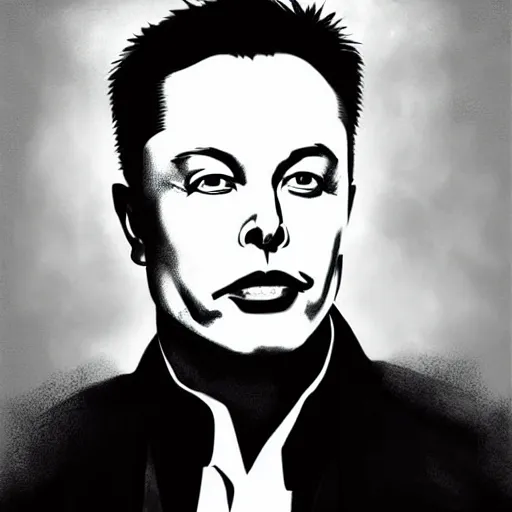 Image similar to Elon Musk as Neo from the Matrix, realistic, portrait, detailed