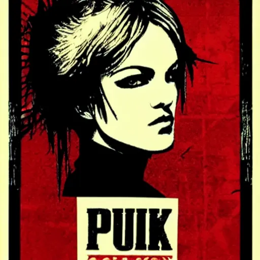 Prompt: punk. by shepard fairey