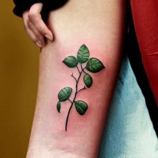 🌿 🍀 Leaf tattoo designs for girls #tattoo #shorts #trending - YouTube
