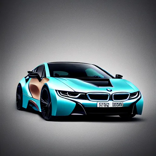 Image similar to bmw i 8 by elena vizerskaya and ivan aivazovsky, perfectly detailed, artstation, sharp focus, highly detailed, studio photography, impresion de giclee arte abstracto, award winning